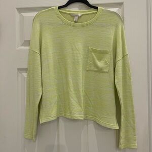 Banana Republic Soft Green Heathered Top